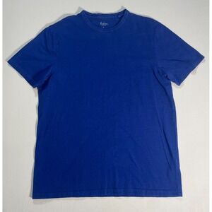 Men's Boden Royal Blue Crewneck T-Shirt Size Large Cotton